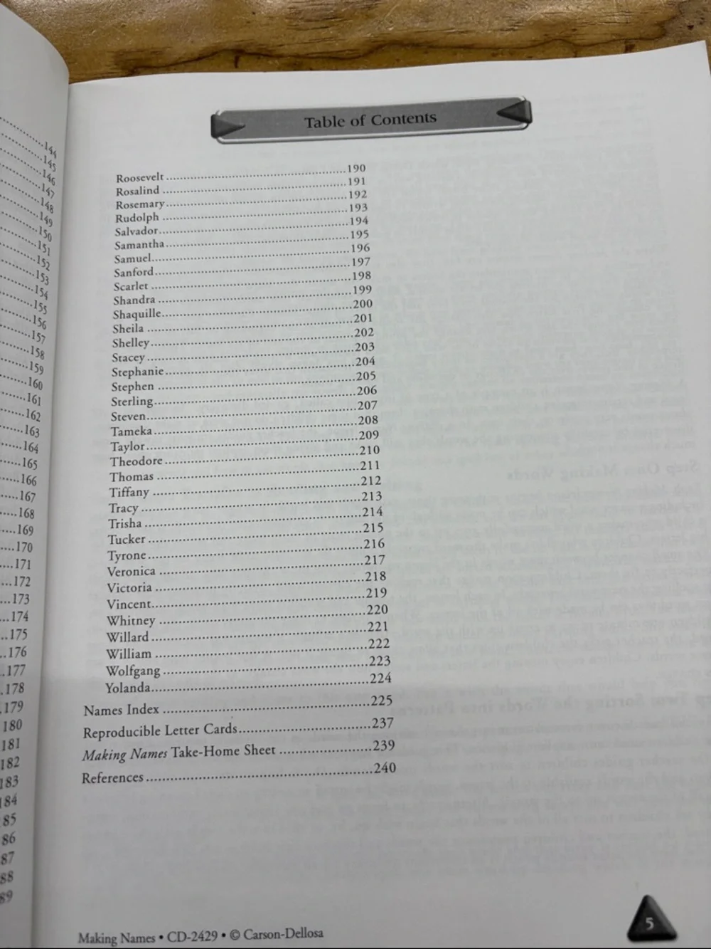 Making Names Educational Workbook - Picture 4 of 5